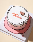 3D Cartoon Custom Cake 6 Inch
