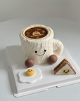 JellyCat Cake 4 Inch - Kopi