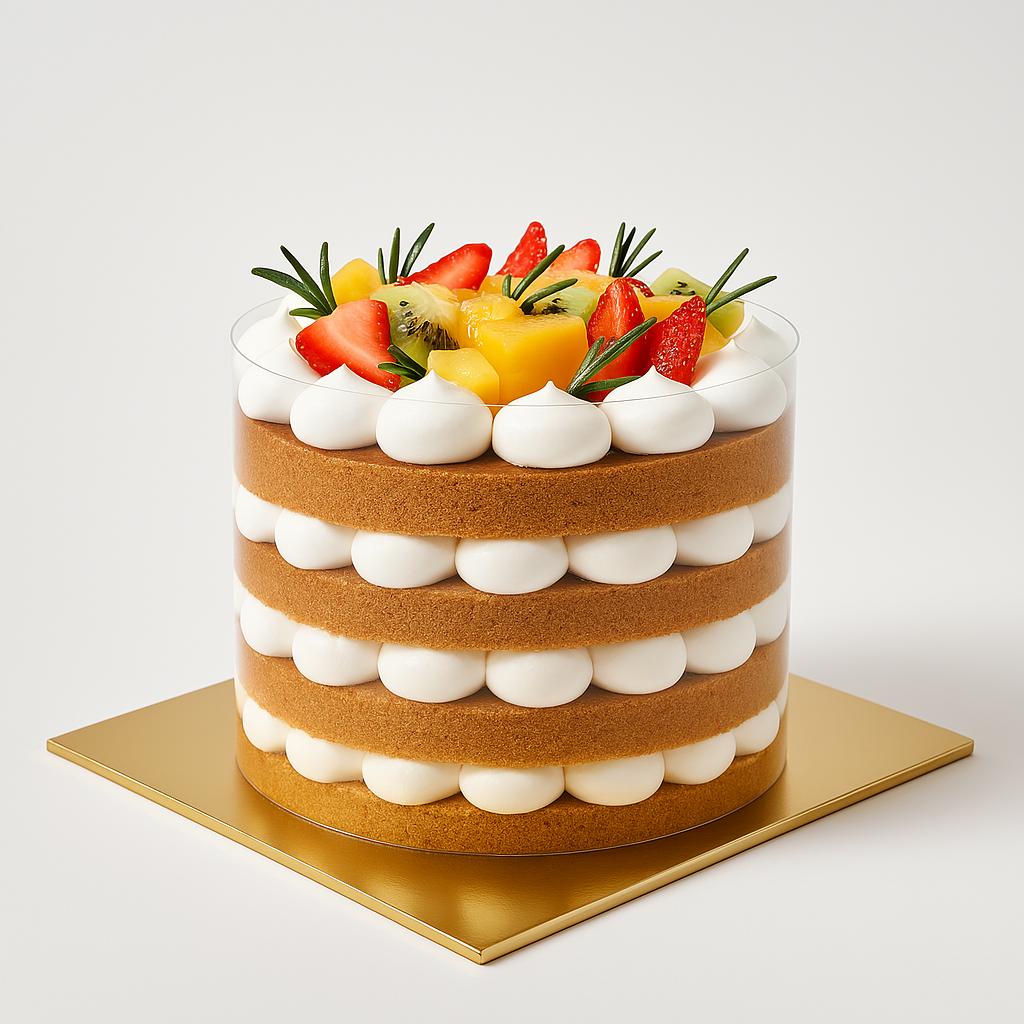 Naked Fruity Vanilla Cake (6 Inch)