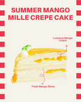Freshly handcrafted crepe cake with creamy layers, available in Kuala Lumpur and across Malaysia. Perfect for birthdays, events, and dessert lovers near you