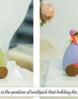 Mochi Jelly Cat Cake 4.5Inch - Yam