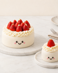Fruits Mochi Cake - Premium Strawberry