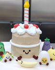 Jellycat Amuseable Cake 4 Inch (with 6 fondant figures)