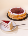 Freshly handcrafted crepe cake with creamy layers, available in Kuala Lumpur and across Malaysia. Perfect for birthdays, events, and dessert lovers near you