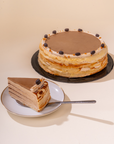 Freshly handcrafted crepe cake with creamy layers, available in Kuala Lumpur and across Malaysia. Perfect for birthdays, events, and dessert lovers near you